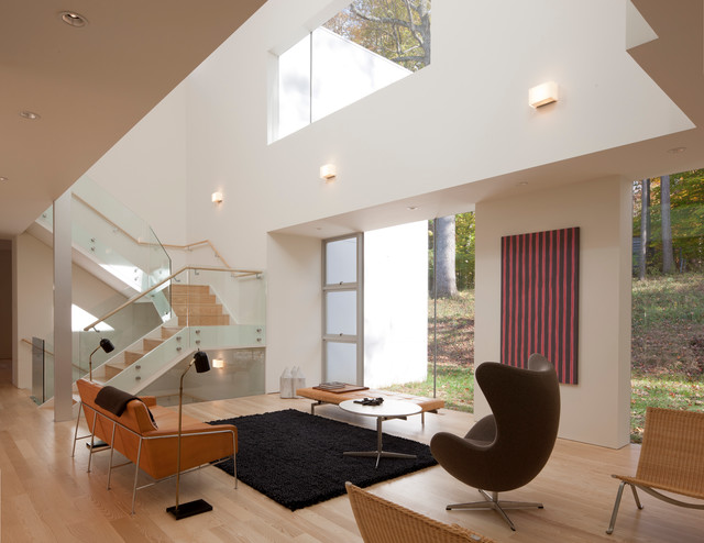 New Construction contemporary-vardagsrum