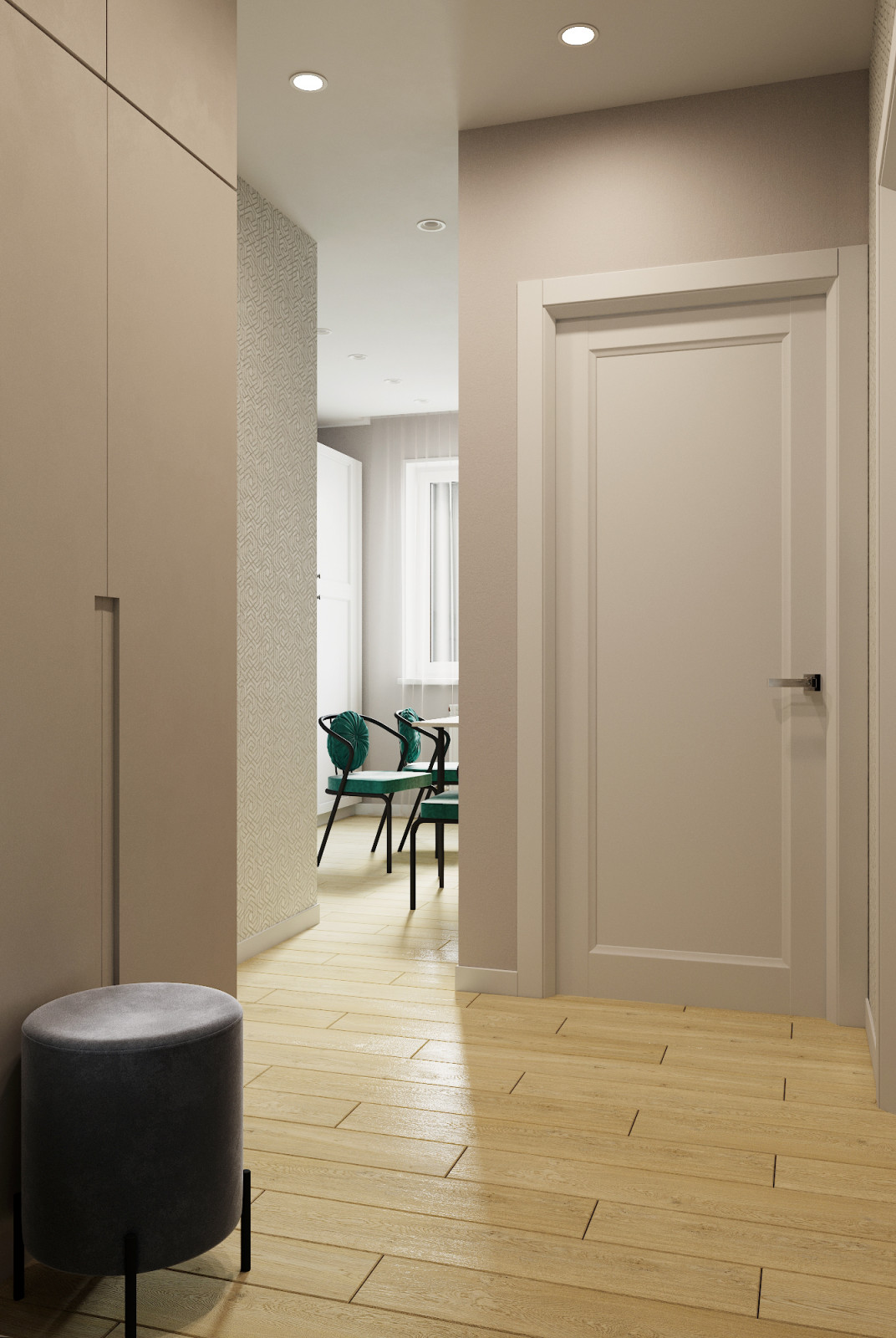 Проект однокомнатной квартиры «Яркий СКАНДИ» для прекрасной молодой особы