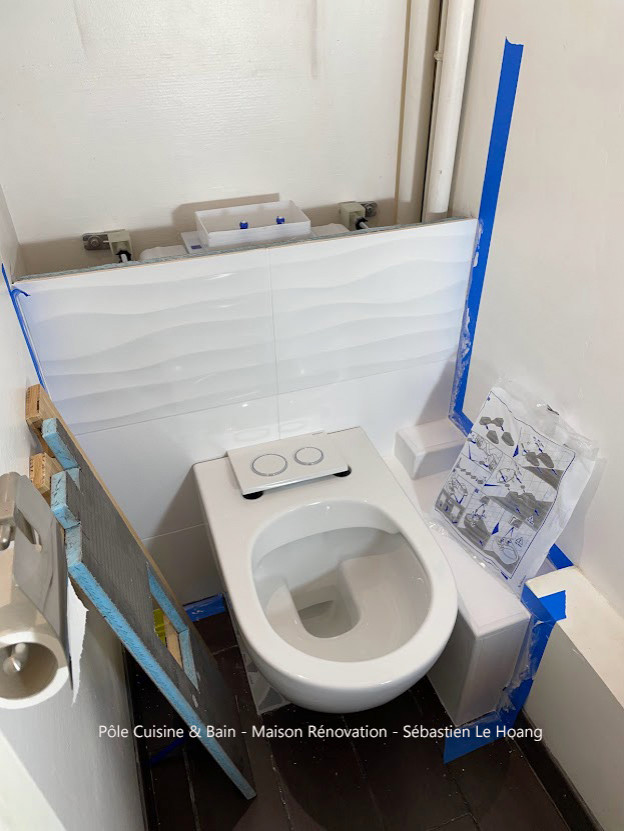 WC suspendu: installation d'un WC suspendu