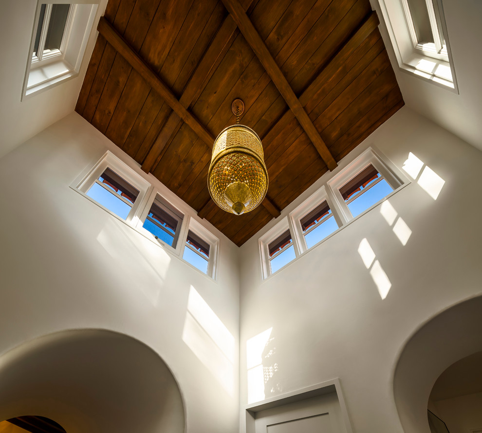 Spanish Colonial Revival Hacienda - Mediterranean - Hall - Santa ...