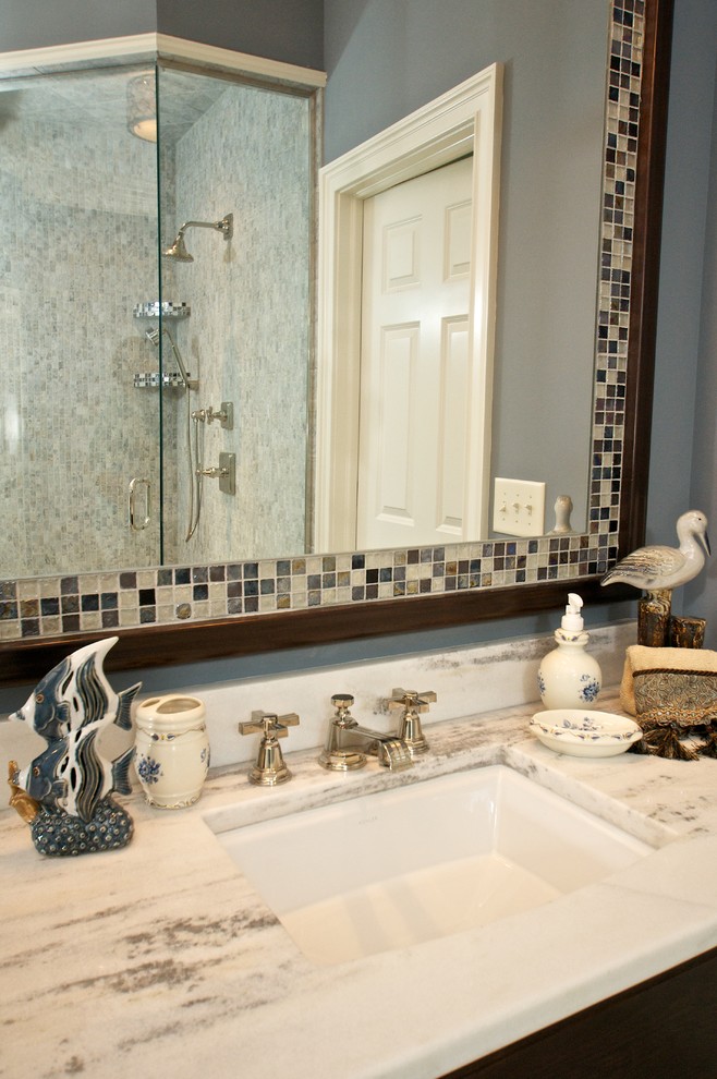 Williamsburg Bathroom shades of blue