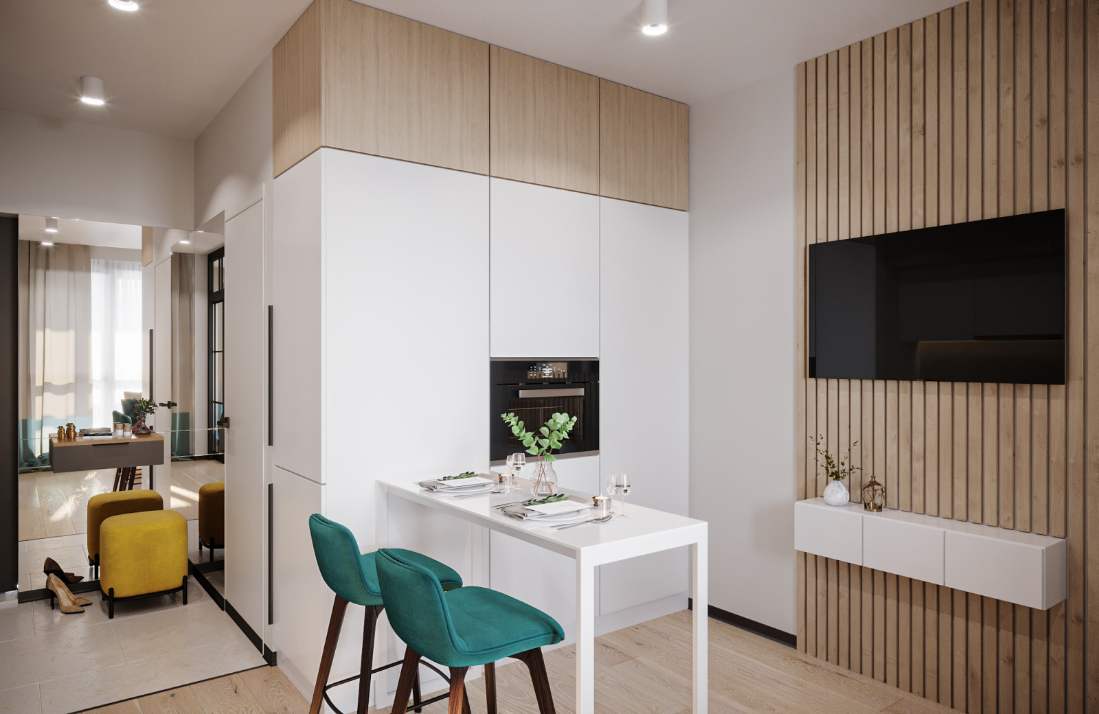 ЖК Лиговский. Студия для молодой девушки