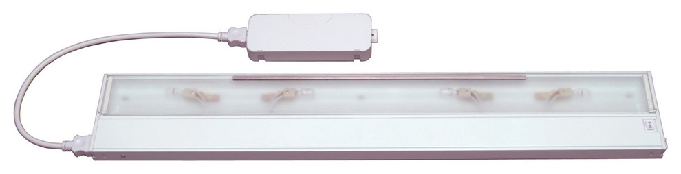 Modular 12V Xenon 4 Light Cabinet Lighting in White