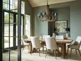 Transitional Dining Room by Frusterio Design, Inc.