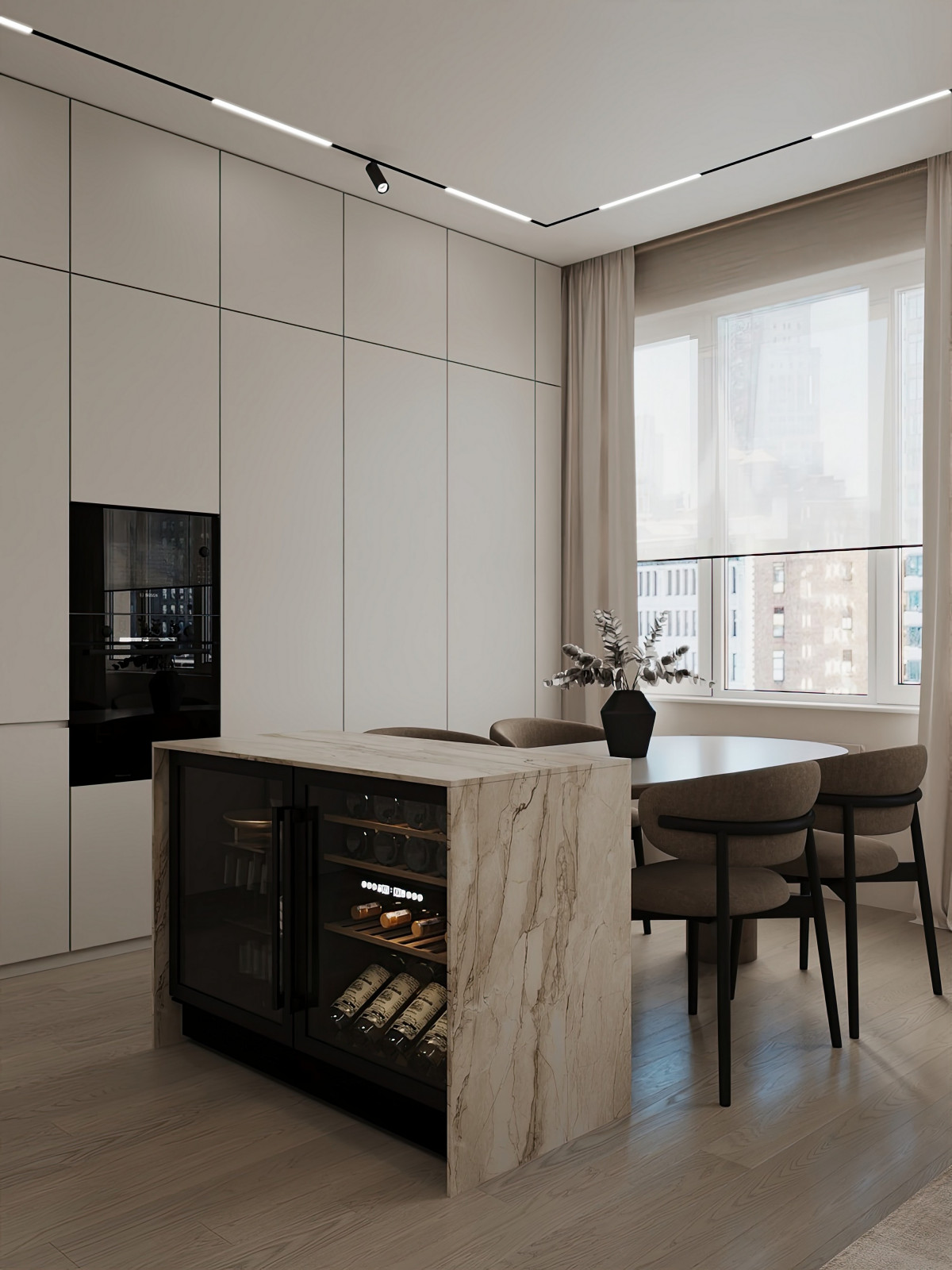 Дизайн и ремонт квартиры в ЖК Tophills - Минимализм как искусство