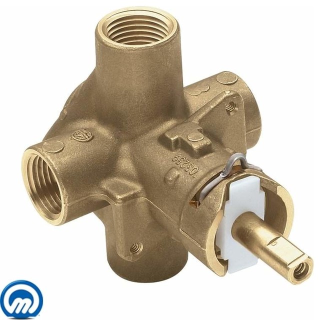 Moen 2510 MPact 1/2" IPS PosiTemp Pressure Balancing RoughIn Valve Traditional Showerhead