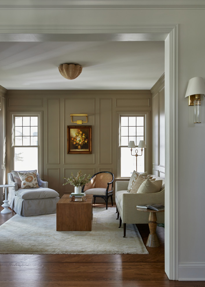 Pillement House - Farmhouse - Living Room - Chicago - by Laura Design ...