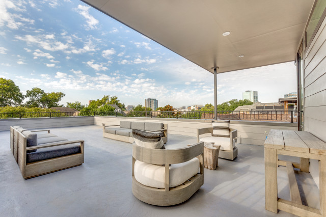 Vickery Duplex | Rooftop contemporary-terrace
