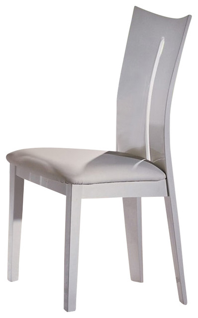 High Gloss White Dining Chairs Set Of 2 Modern High Gloss White Dining Chairs Set Of 2 Modern By At Home Usa Inc