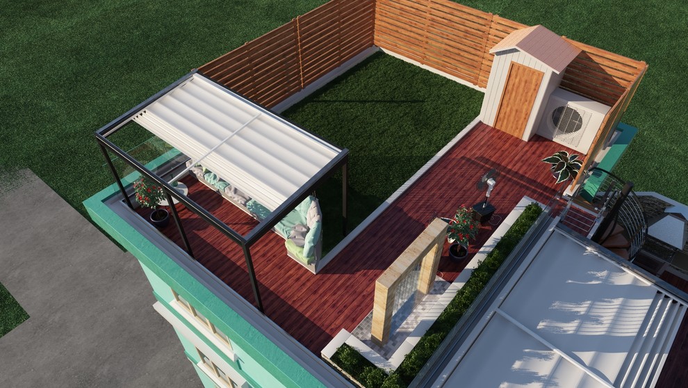 Барбекю на крыше