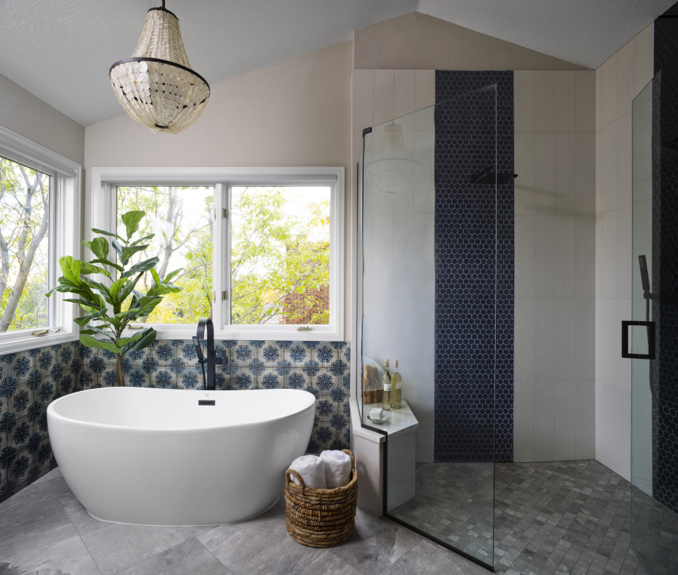 Bathroom - transitional bathroom idea in Denver