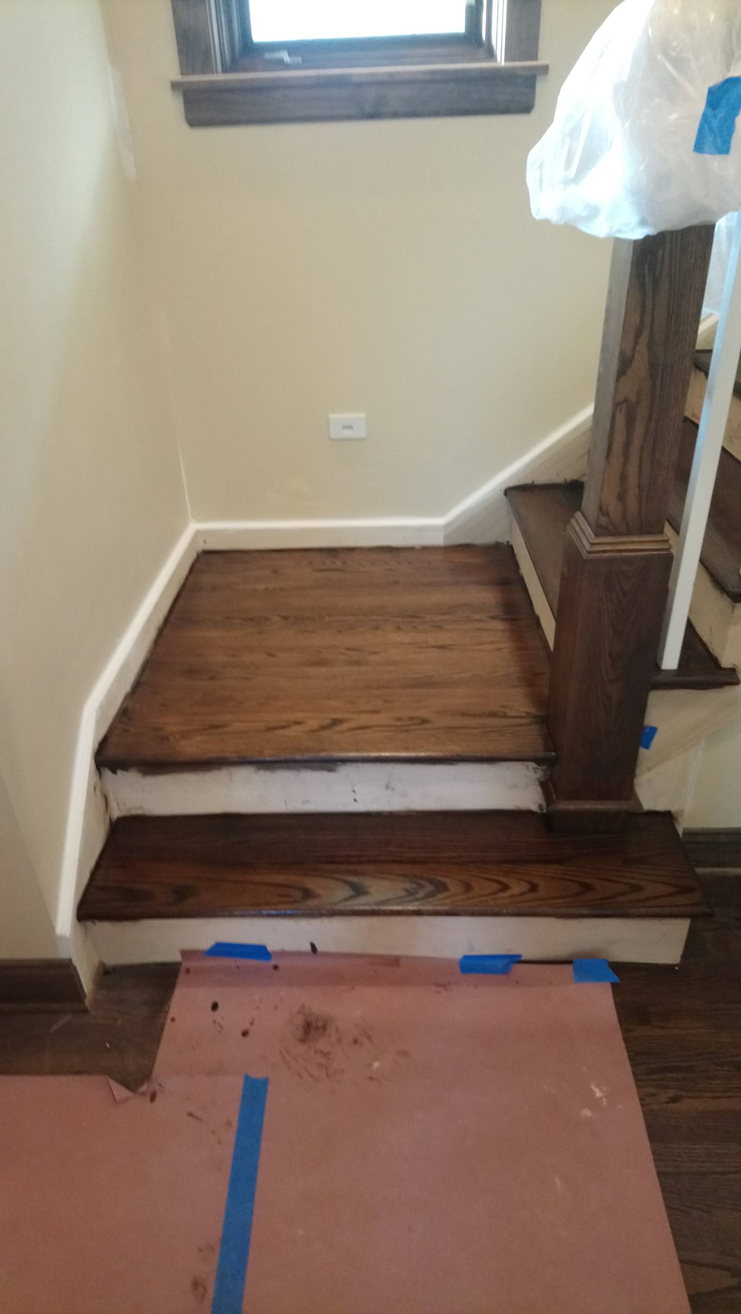 Stair refinishing
