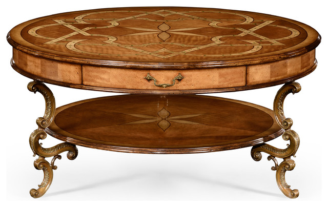 Satinwood And Marquetry Round Coffee Table Victorian Tables By Hedgeapple - Clark Copper Round Coffee Table Satinwood And Marquetry Round Coffee Table Victorian Tables By Hedgeapple - Clark Copper Round Coffee Table