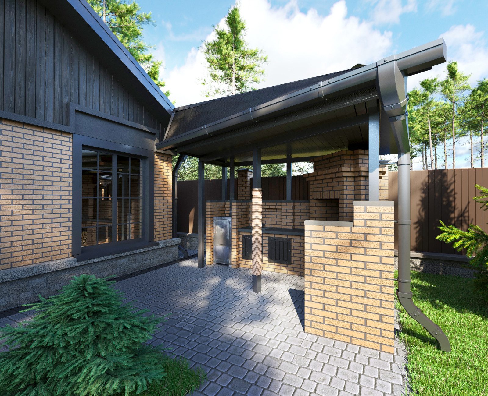 Частный жилой дом. Архитектура/Благоустройство