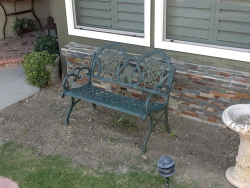 Front yard seating area