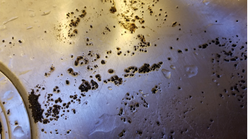 coffee grounds can cause the sink to clog too