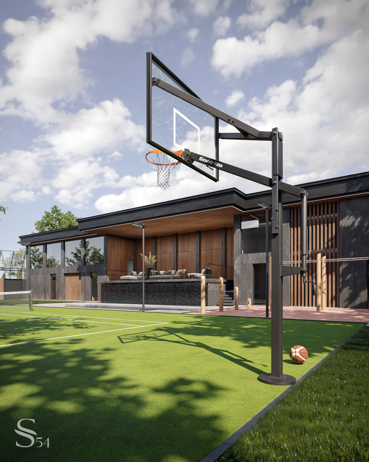 Баскетбольная площадка