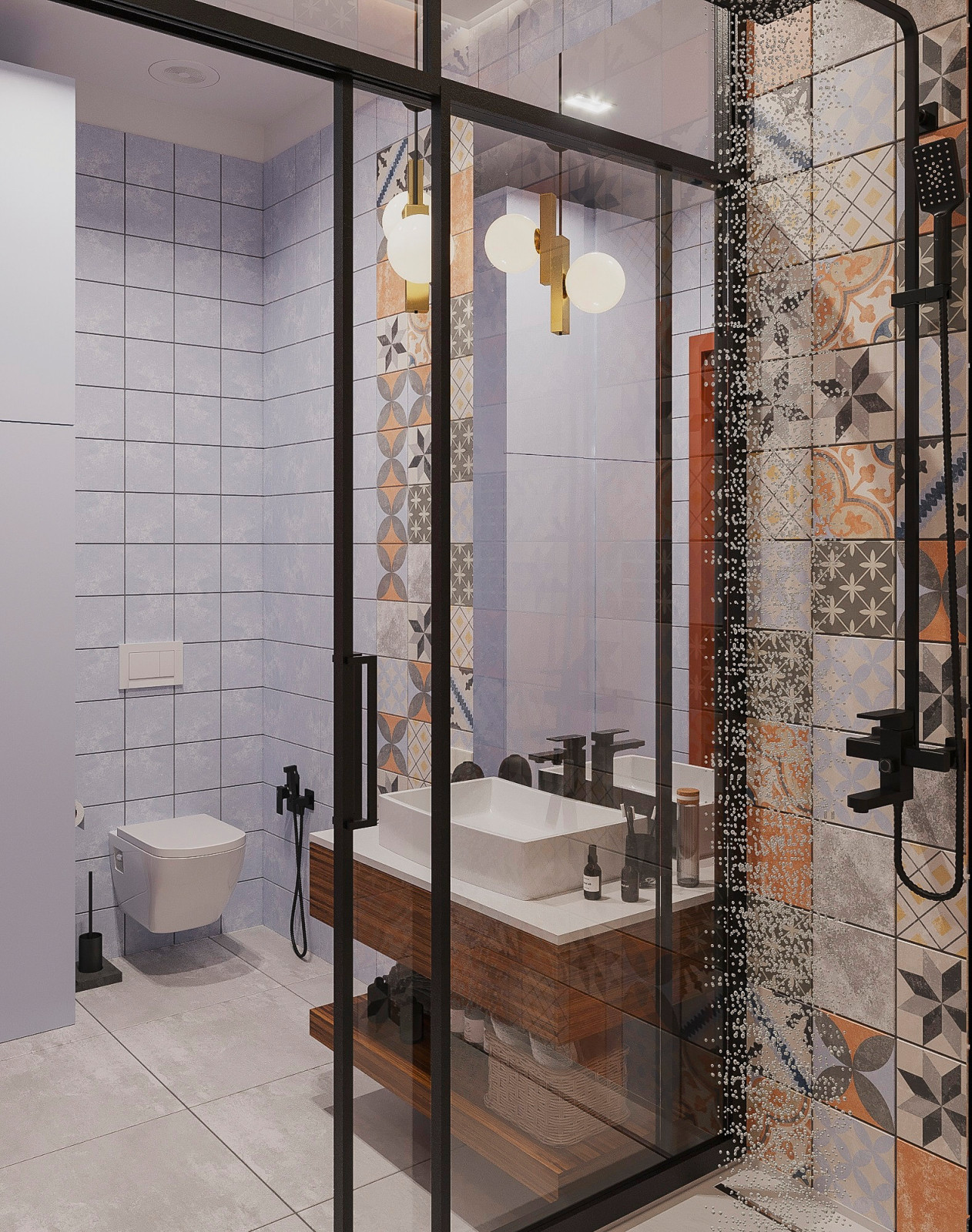 Оранжевое настроение. Квартира с панорамным видом 70 кв.м. в ЖК Дыхание