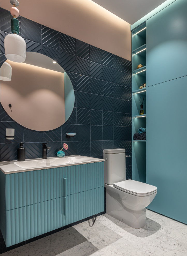 Взрыв цвета на мансардном этаже