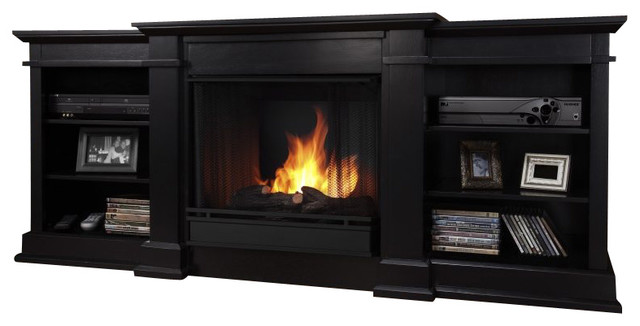 Real Flame - Real Flame Fresno Indoor Gel TV Stand Fireplace - View in Your Room! | Houzz Real Flame - Fireplaces - G1200B -Enjoy the ambiance of a Real Flame Fireplace