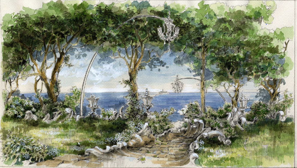 Эскизы - ландшафтный дизайн