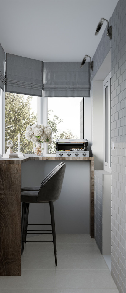 Двухкомнатная квартира в стиле хай-тек