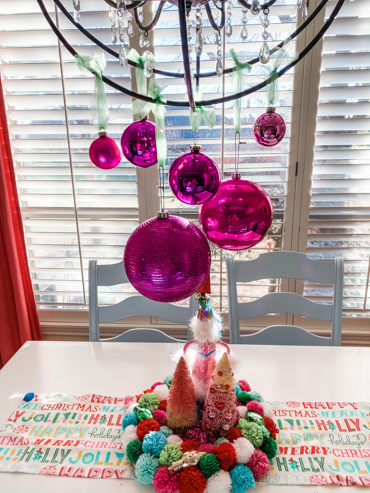 Pink Christmas Home Decor