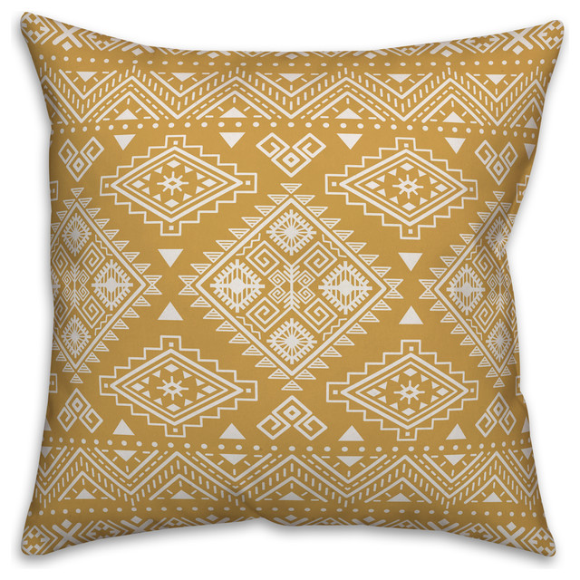Tribal Pillow, 18x18 Southwestern Decorative Pillows by Designs