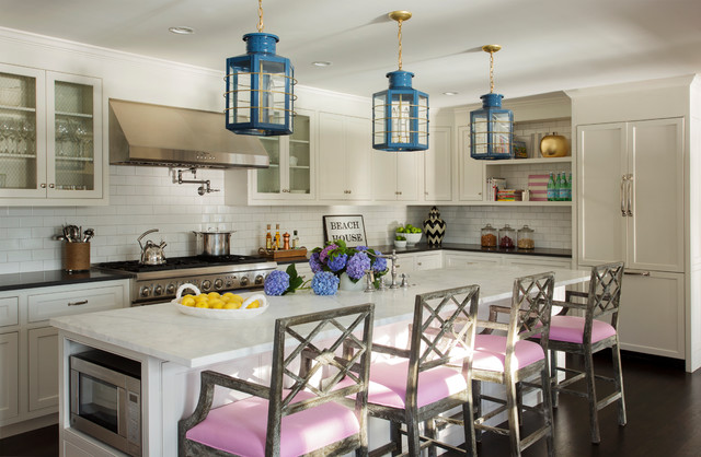 Beach Style Kitchen maritimt-koekken