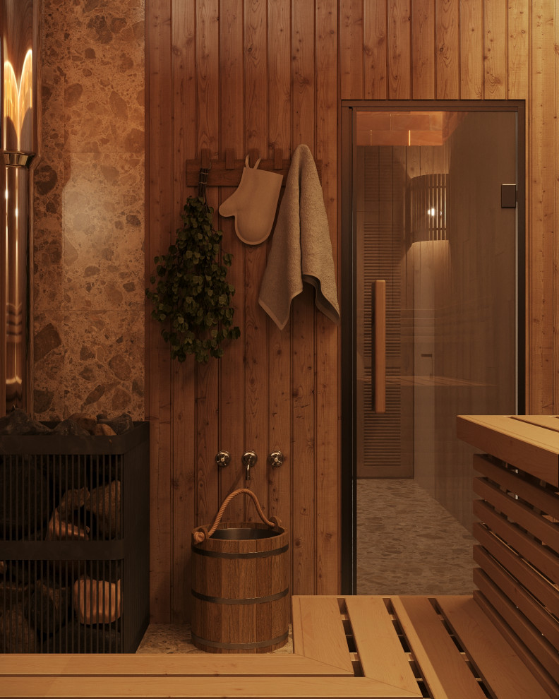 Проект Дома отдыха с сауной, расположенного под Санкт-Петербургом