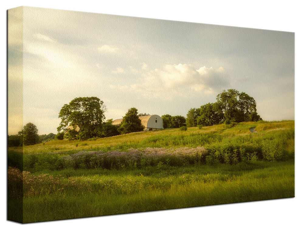 Remnant of Better Days Rural Landscape Photo Canvas Wall Art Print, 24" X 36"