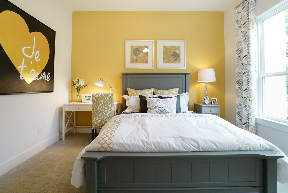 Inspiration for a farmhouse bedroom remodel in Austin