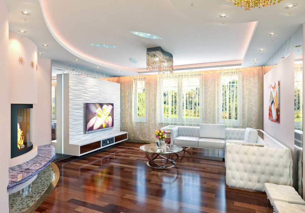 Проект перепланировки и интерьеров частного дома в к.п. "Белый берег"