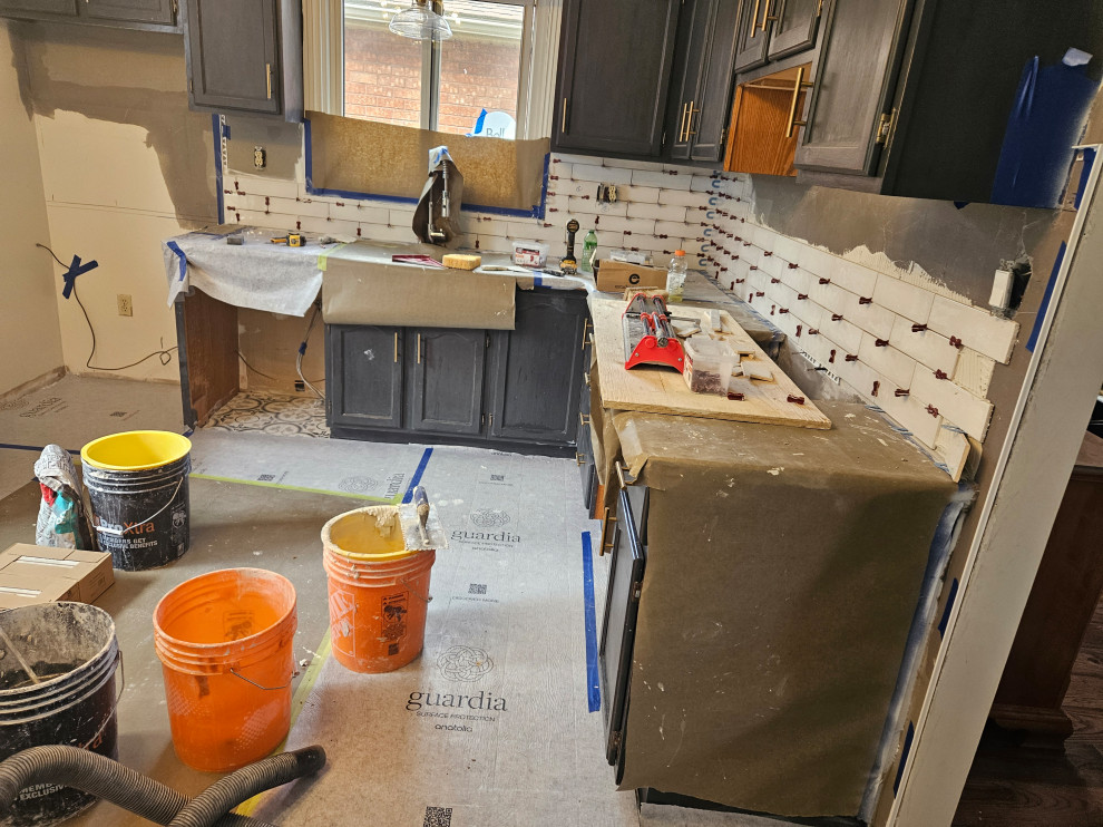 Kitchen Remodel (Floors & Backsplash)