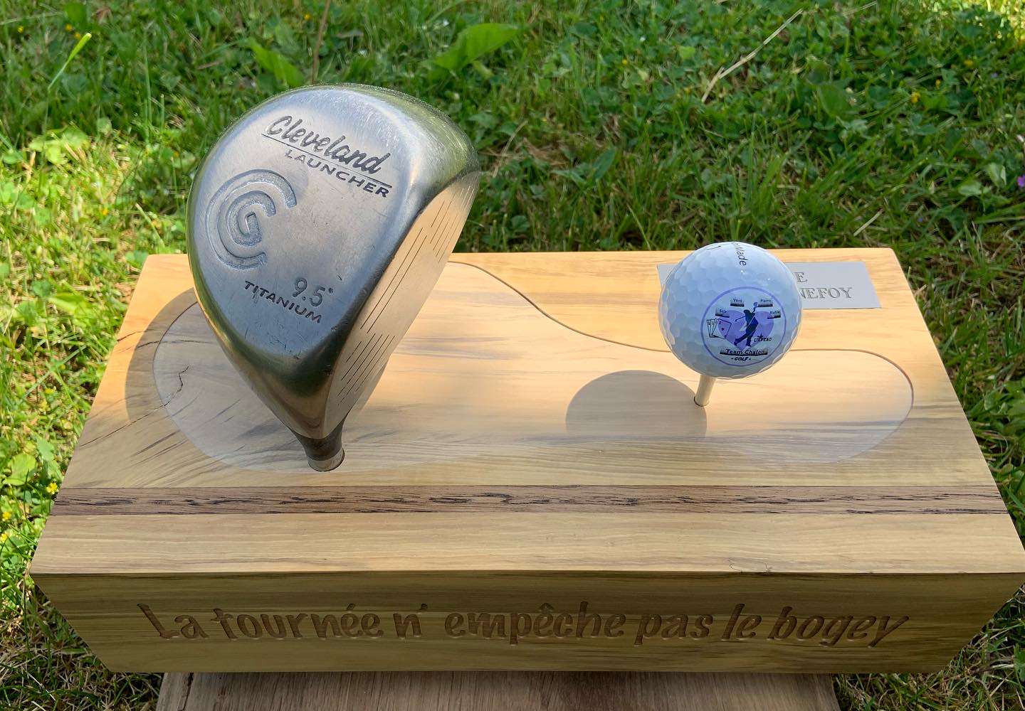 Création et réalisation d'un trophée de Golf
