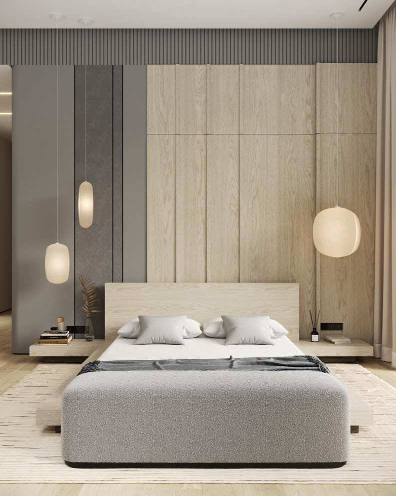 Современный одноэтажный дом площадью в 300 м.кв.