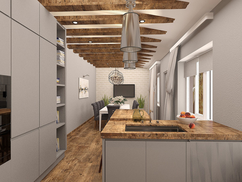 Коттедж в стиле лофт