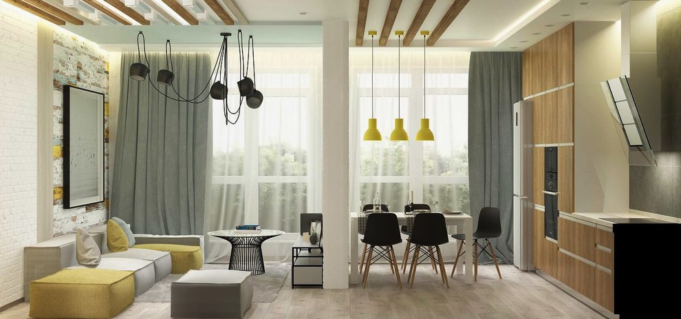 Гостиная таунхауса на Лесной Поляне