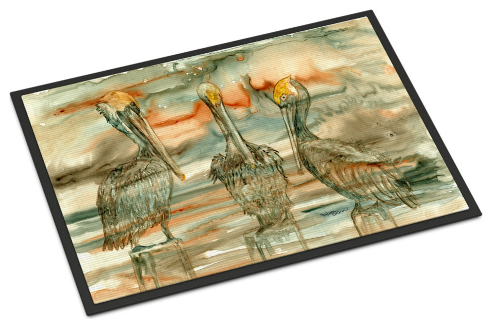 Multicolor Caroline's Treasures 8986JMAT Abstract Flowers in Yellows and Oranges Indoor or Outdoor Mat 24x36 24H X 36W Multicolor Caroline's Treasures 8986JMAT Abstract Flowers in Yellows and Oranges Indoor or Outdoor Mat 24x36 24H X 36W