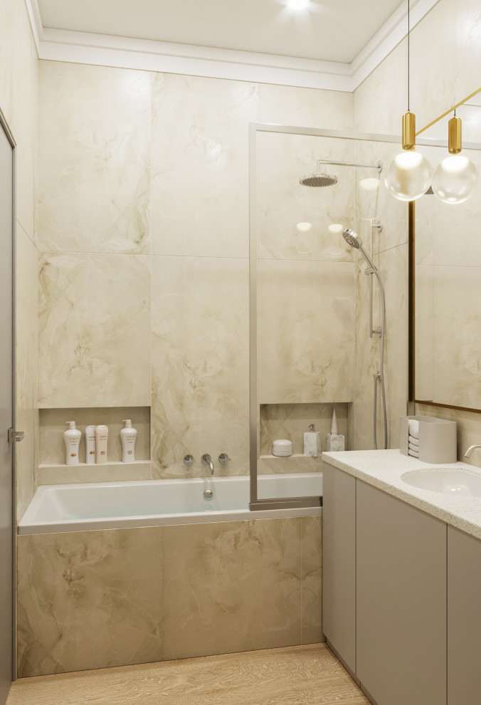 Дизайн санузла в ЖК Береговой