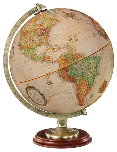 Kingston 12 Antique Desk Globe Traditional World Globes By