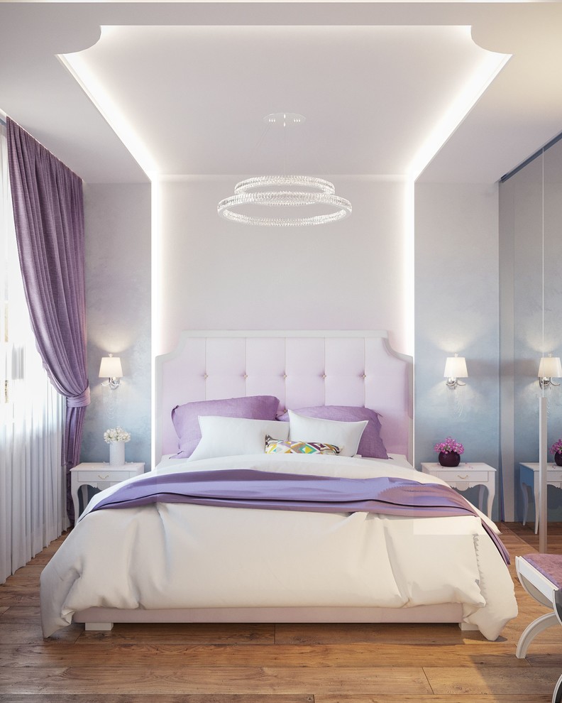 Визуализация спальни в современном стиле для kv-design