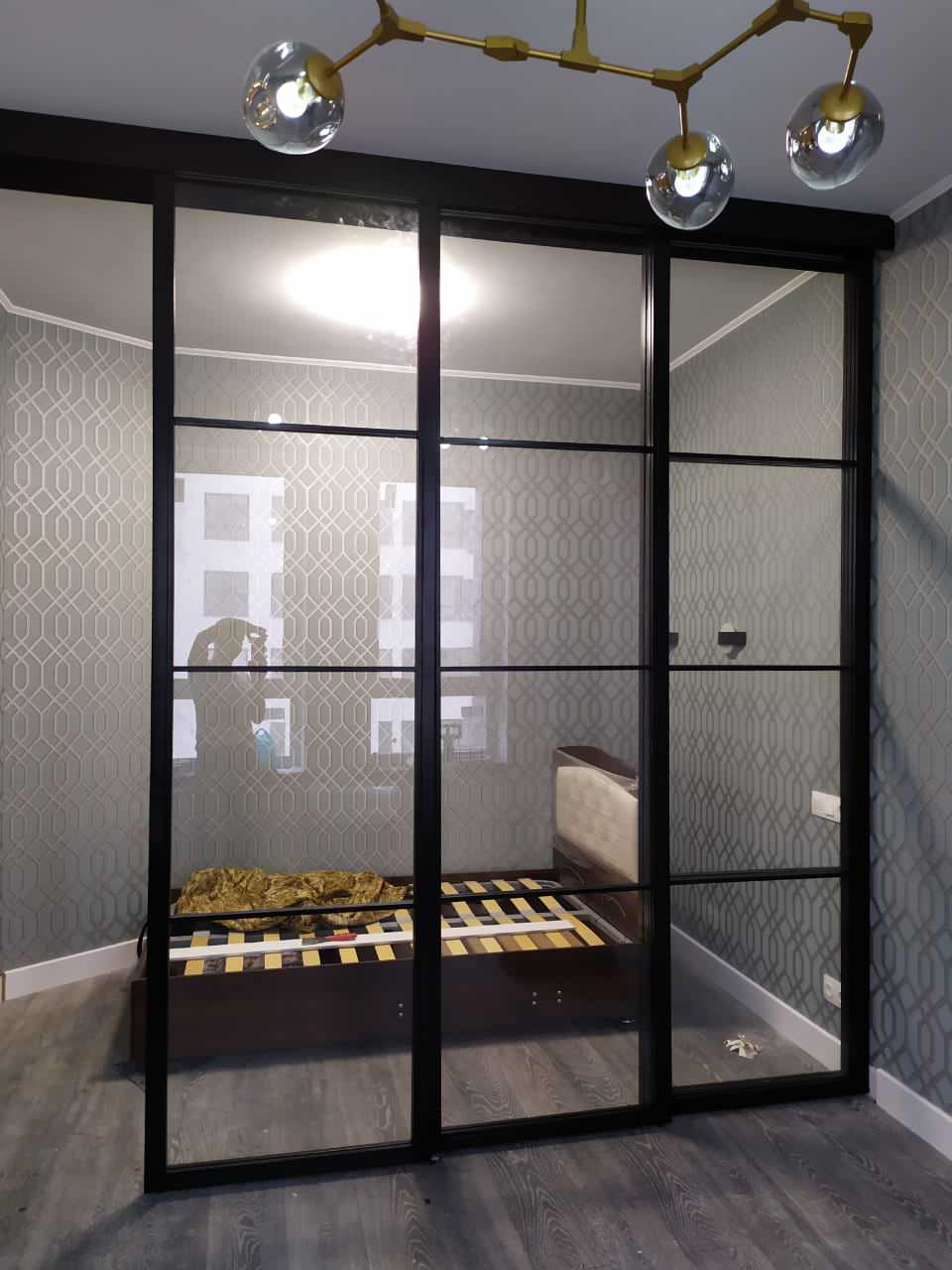 Loft перегородка раздвижная телескопического открывания