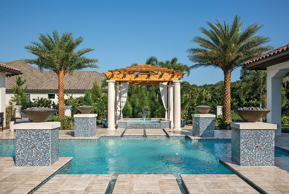 Mediterranean pool in Tampa.