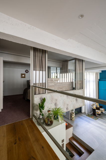 Duplex NLB modern-schlafzimmer