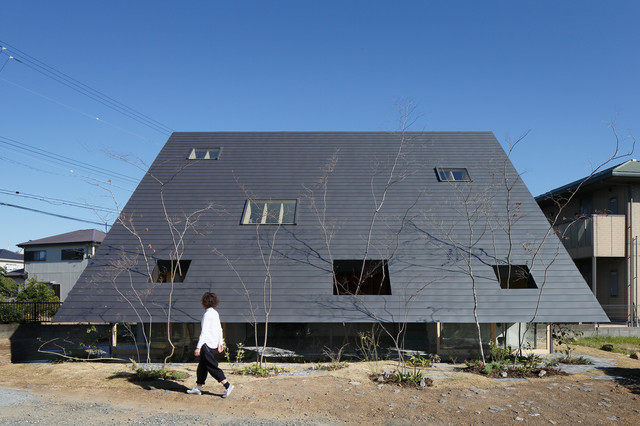 eaves house contemporaneo-fachada