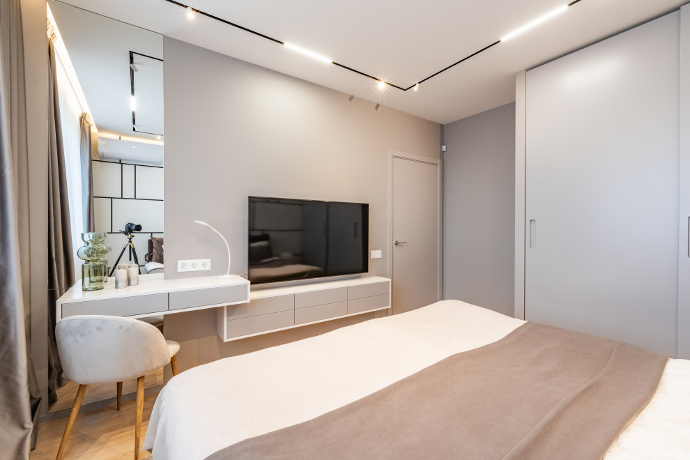 Не скучный серый. Квартира г. Минск