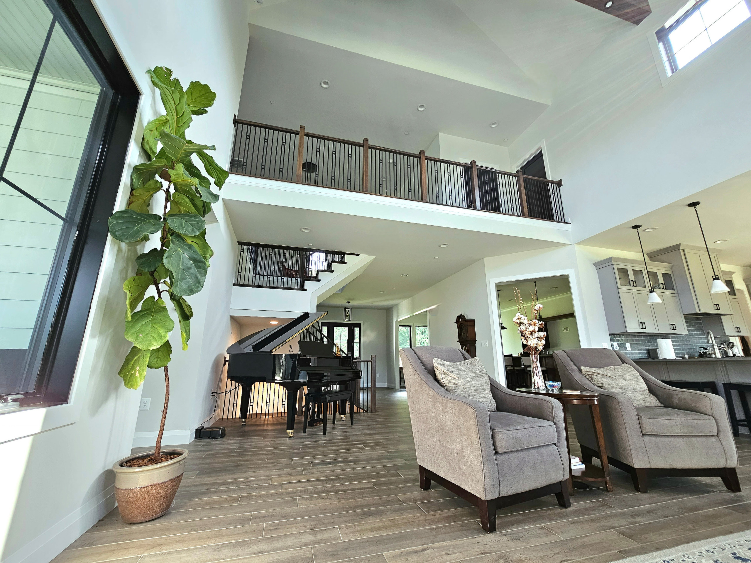109_Impressive Floating Staircase in Countryside Retreat, Upper Marlboro, MD