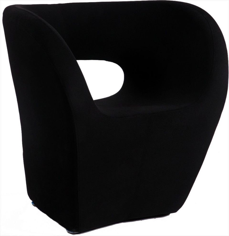 Stationary Arm Fun Chair, Black