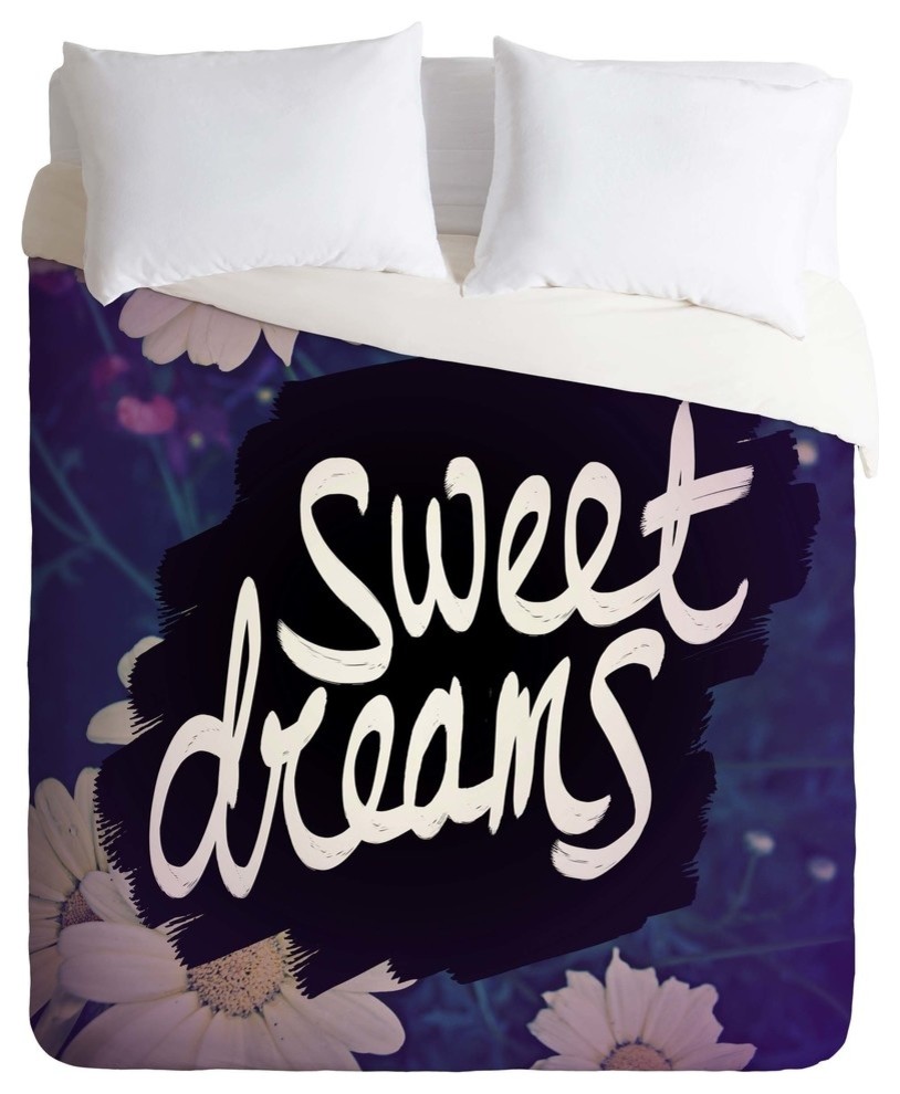 Deny Designs Leah Flores Sweet Dreams 1 Duvet Cover - Lightweight